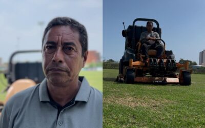 ADN BÚFALO/ Luis ¨Rapidito¨ Saavedra, el guardián del césped.  